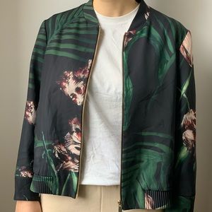 Ted Baker satin bomber jacket